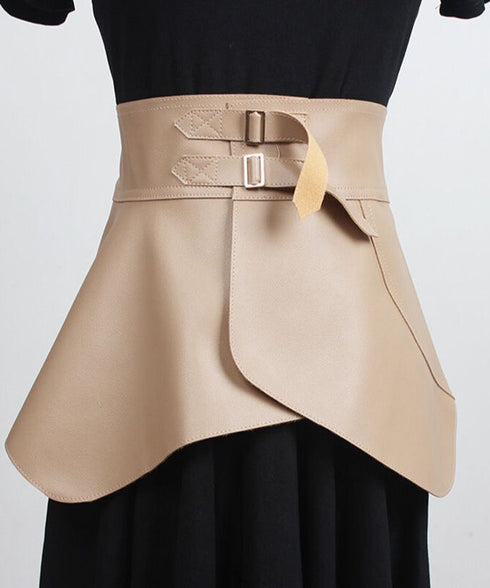 Double Buckle Flare Belt
